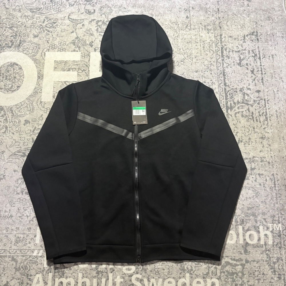 Nike Sportswear Tech Fleece Full-Zip Hoodie Black CU4490-010 Mens XL